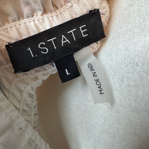 NWT 1.State Womens Floral Print Smocked Floral Watercolor Mini Skirt Size L - Picture 8 of 8